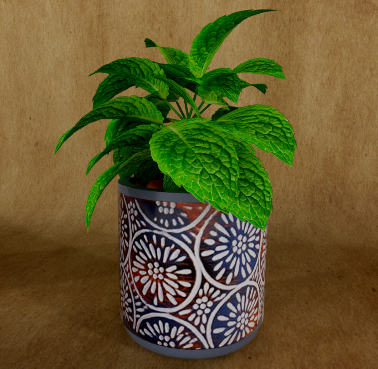Lemon Mint Candle that blooms Lemon Mint plant SMALL